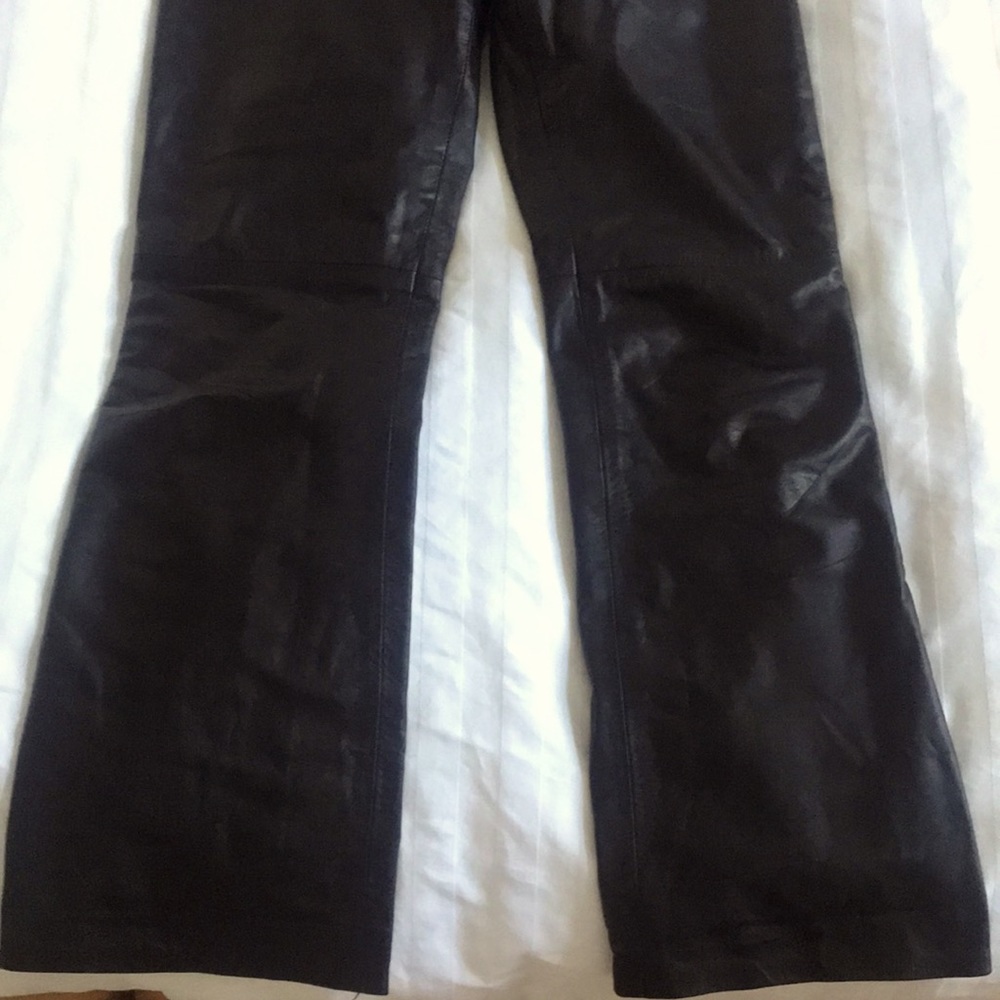 Vintage Laurence Roy high-waisted leather pants - Picture 6 of 10